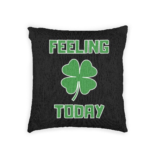 Feeling Lucky Today Woven Pillows