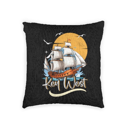 KEY-WEST FLORIDA Sunshine-State Florida Keys Woven Pillows