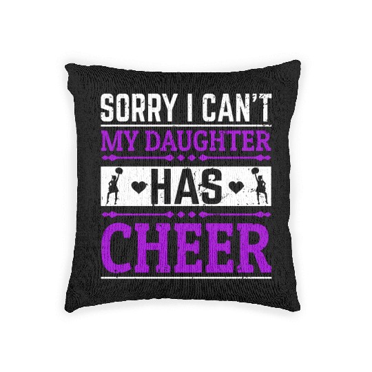 My Daughter Cheer Mom Cheerleading Mother's Day Woven Pillows