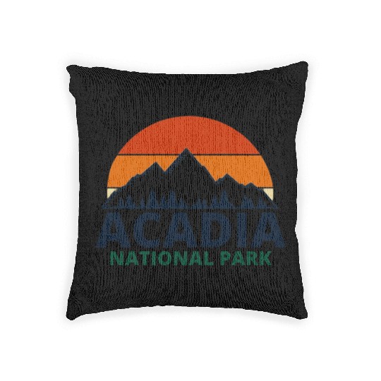 Acadia National Park Woven Pillows