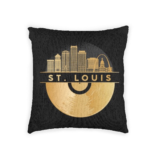 Vinyl-Record-Player Disco-Music Woven Pillows