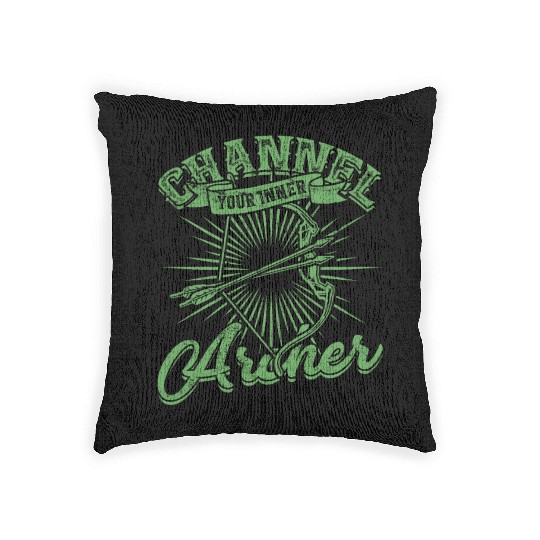 Archery Channel your inner archer Woven Pillows