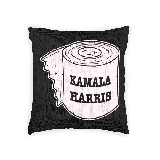 Kamala Harris Toilet Paper LIKE US ON FACEBOOK # Woven Pillows