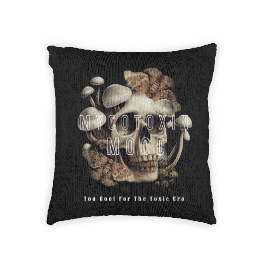 Too Cool For The Toxic Era Funny gift Woven Pillows