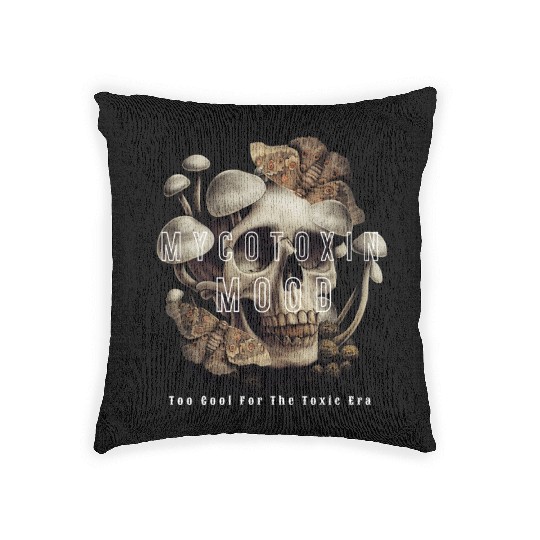 Too Cool For The Toxic Era Funny gift Woven Pillows