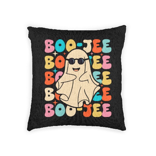 Funny Halloween Boo-jee Woven Pillows