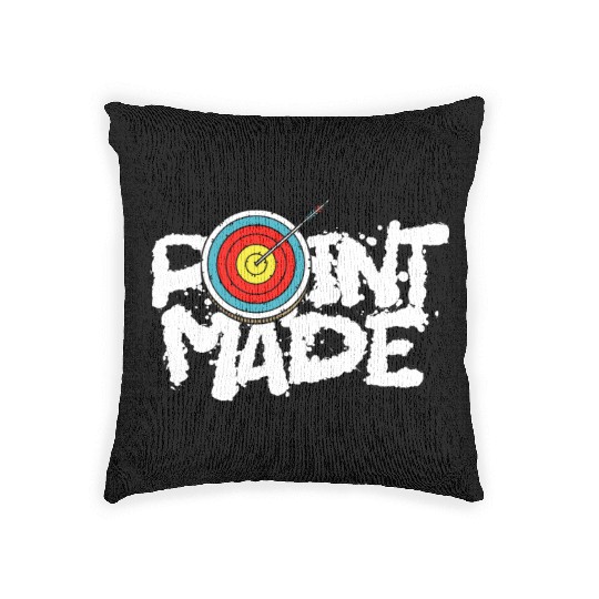 Archery Archer Point Made Woven Pillows