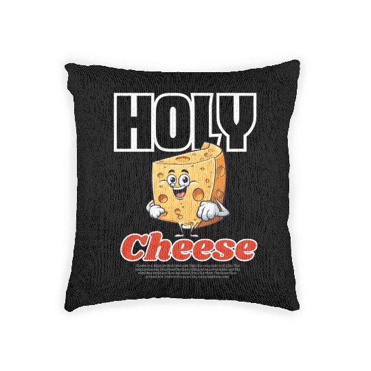 Cheese Lover's Woven Pillows! Funny Cheese Graphic Woven Pillows