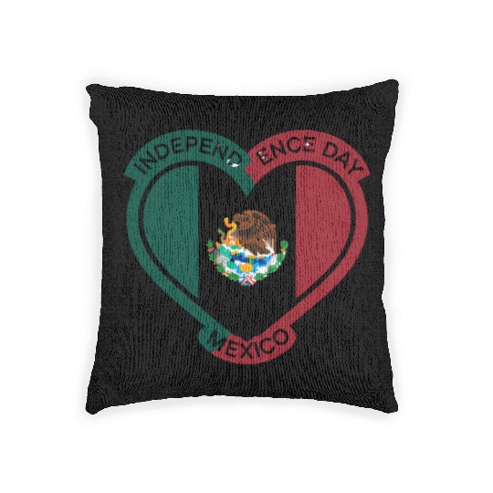 Mexico Independence Day Celebration Woven Pillows