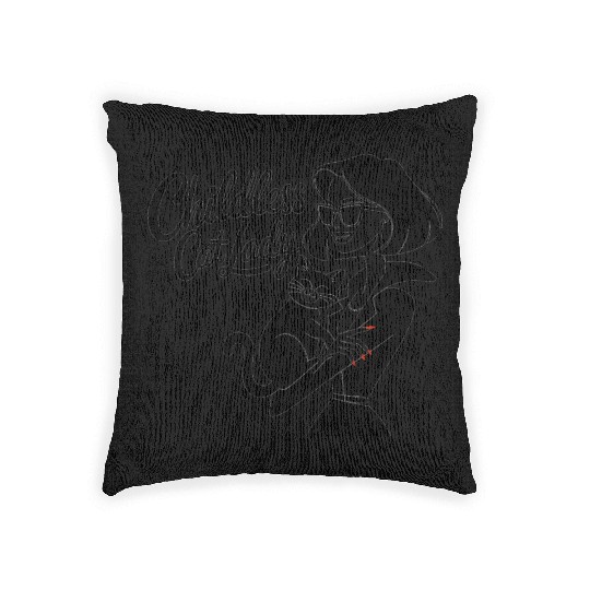 Childless Cat lady Kamala Harris Woven Pillows