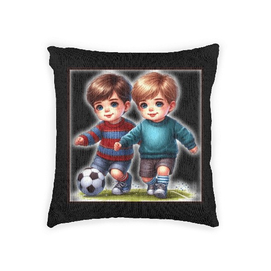 Sport is part of human culture. Woven Pillows