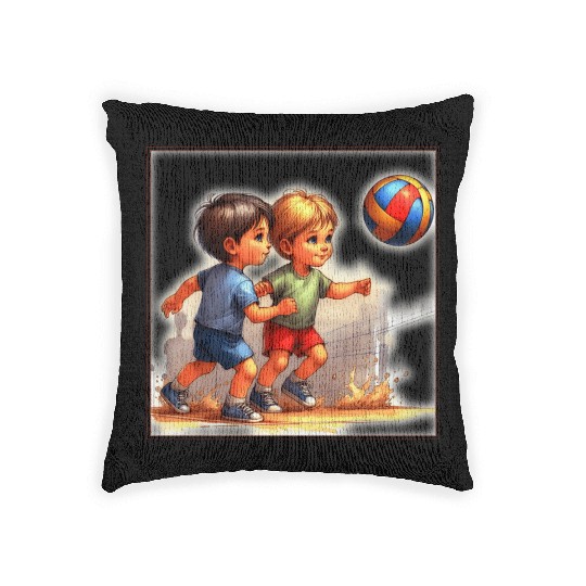 Sport is part of human culture. Woven Pillows