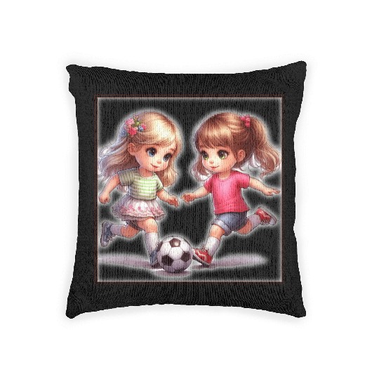 Sport is part of human culture. Woven Pillows