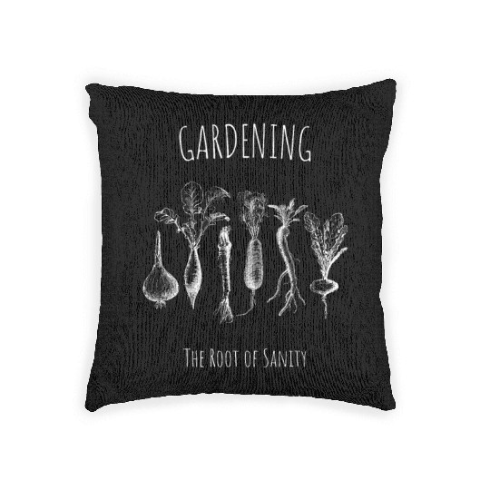 Gardening, the Root of Sanity: Whimsical Root Vege Woven Pillows