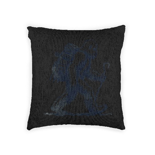 Bigfoot Hiking Lover Funny Design Woven Pillows