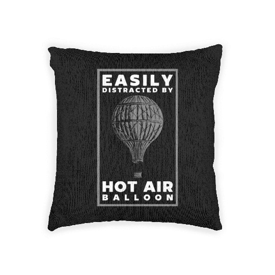 Hot Air Balloon Clouds Sport Woven Pillows