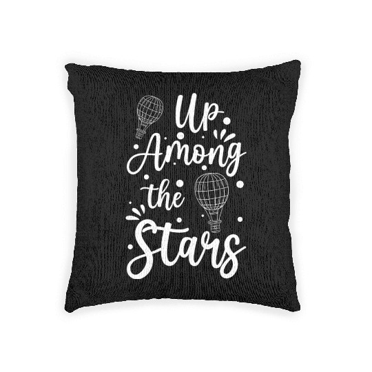 Balloon Ride Sky Flame Woven Pillows