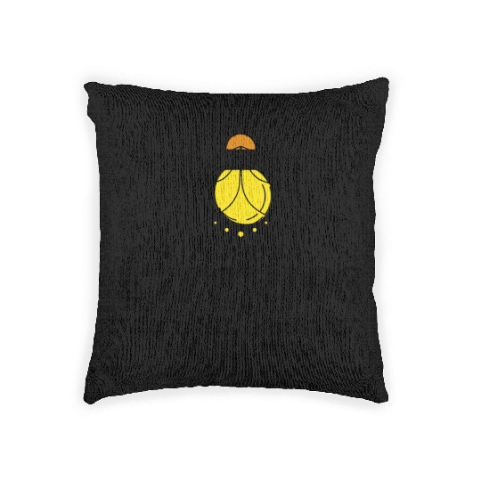 Fireflies Firefly Lightning Bug Insect Collector Woven Pillows