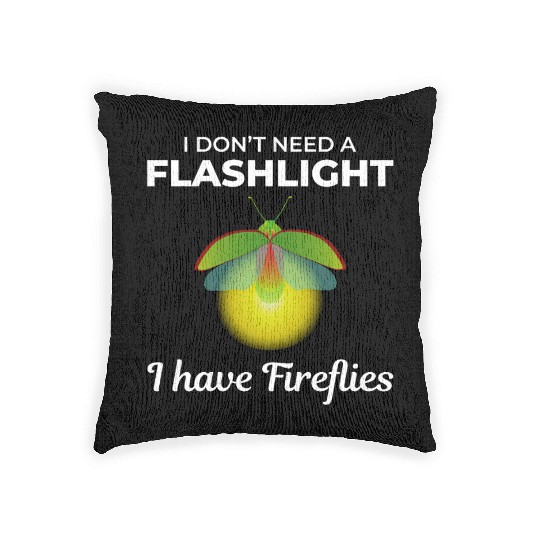 Fireflies Firefly Lightning Bug Insect Collector Woven Pillows