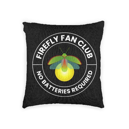 Fireflies Firefly Lightning Bug Insect Collector Woven Pillows