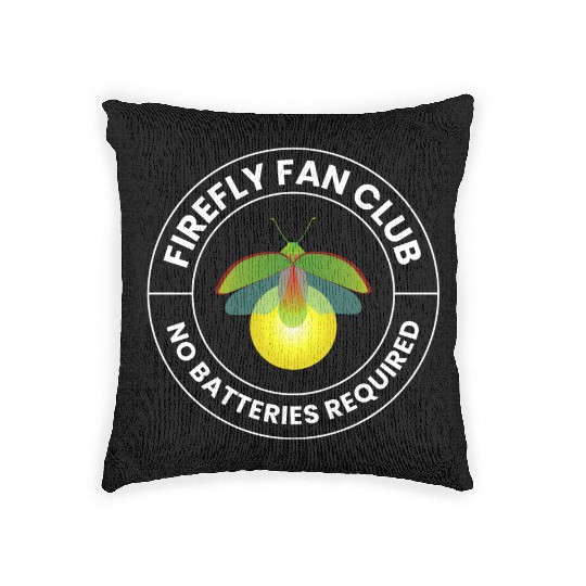 Fireflies Firefly Lightning Bug Insect Collector Woven Pillows
