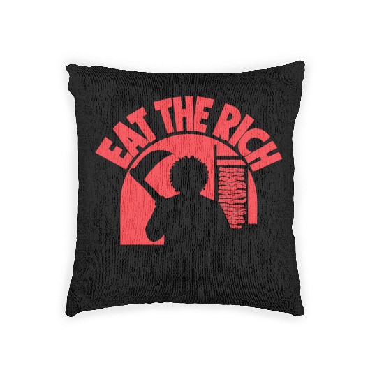 Eat The Rich Doner Döner Kebab Woven Pillows