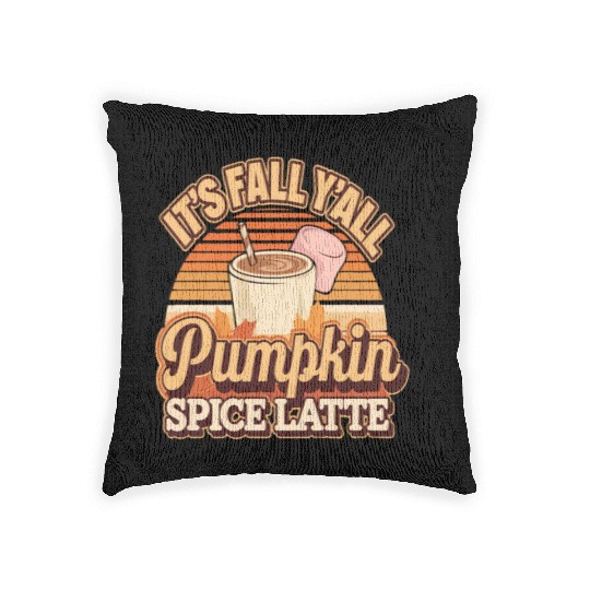 I Heart Pumpkin Spice Woven Pillows