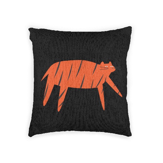 Gosh I’m Awesome Funny Tiger Print Woven Pillows