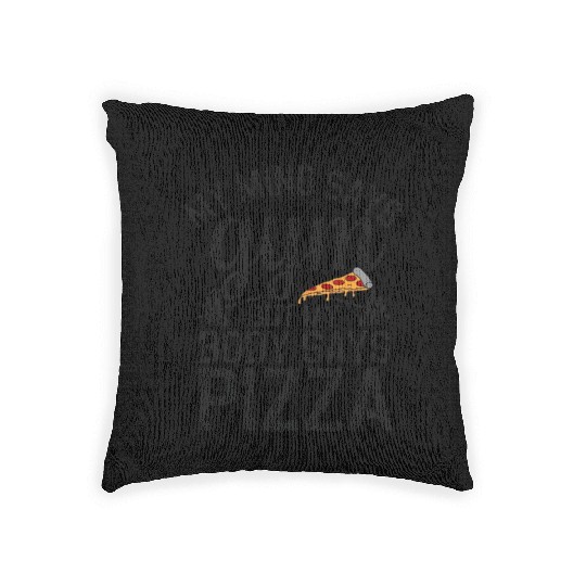 My mind says but gym but my body says pizza Woven Pillows