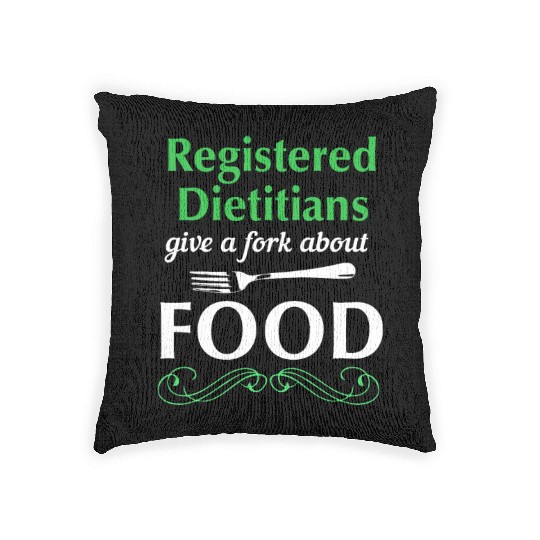 Nutritionist Dietary Worker Registered Dietitian Woven Pillows