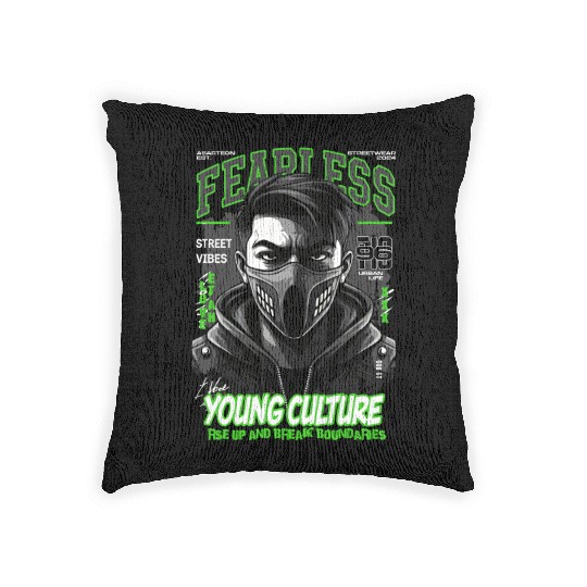 Fearless Young Culture | by Asarteon Woven Pillows
