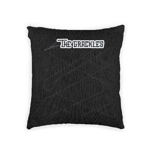 The Grackles : Austin, Texas Woven Pillows