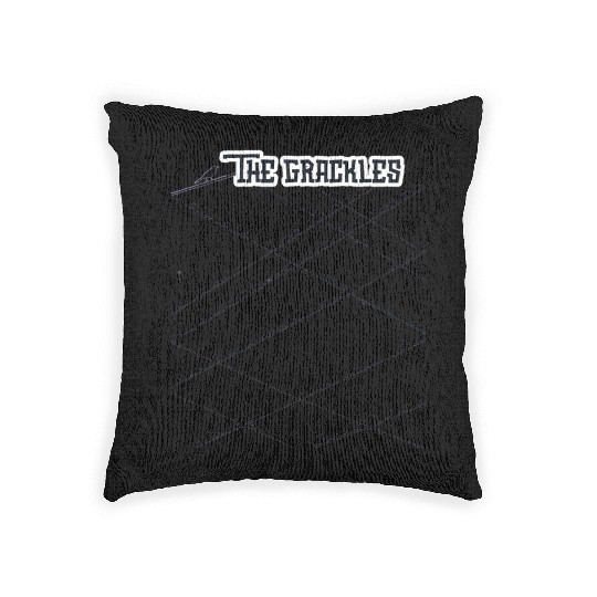 The Grackles : Austin, Texas Woven Pillows
