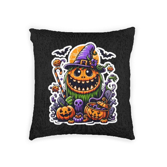 Pumpkin which Woven Pillows