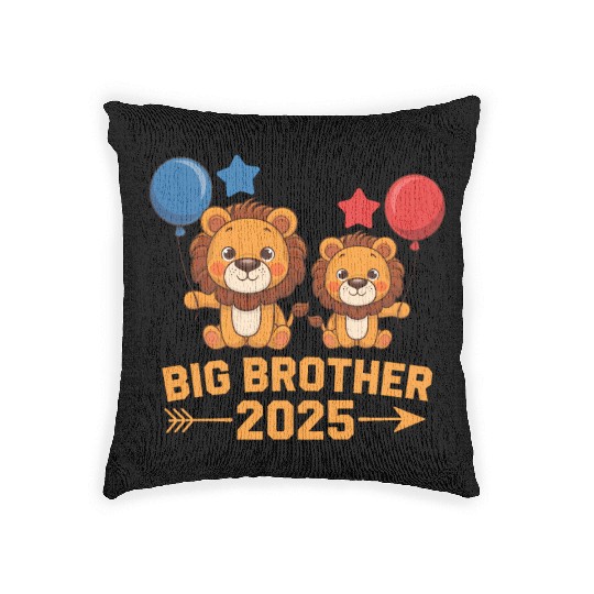 Big brother 2025 for pregnancy announcement Woven Pillows