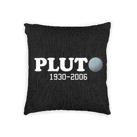 Pluto Never Forget It Was A Planet 1930 2006 Woven Pillows