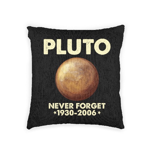 Pluto Never Forget 1930 2006 Planet Space Science Woven Pillows