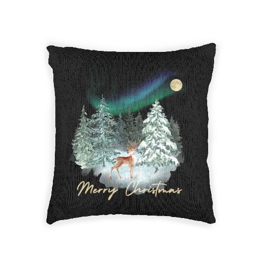 Christmas feeling winter wonderland with nordic Woven Pillows