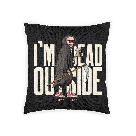 I'm Dead On Inside | Hilarious | Cheers to Comedy Woven Pillows