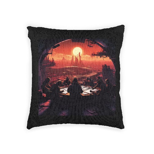 A Group of Rebels Woven Pillows