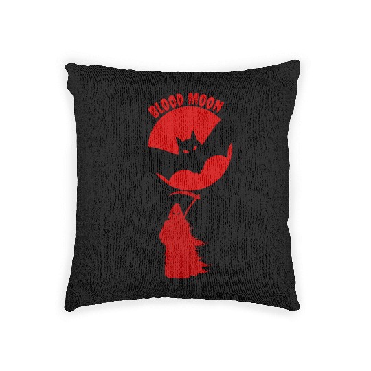 Blood Moon Majesty Woven Pillows