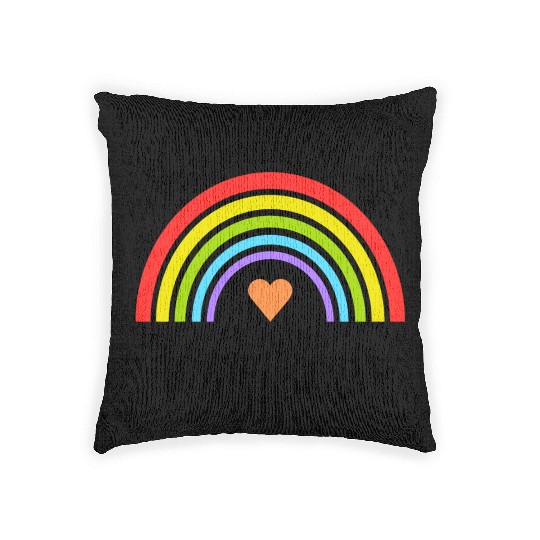 After Every Storm Comes a Rainbow Woven Pillows