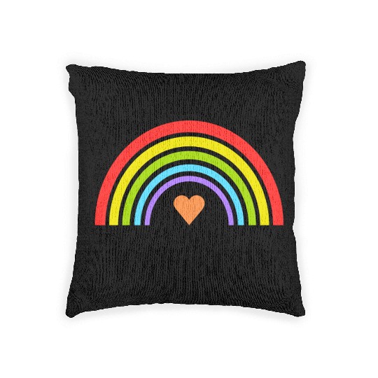 After Every Storm Comes a Rainbow Woven Pillows