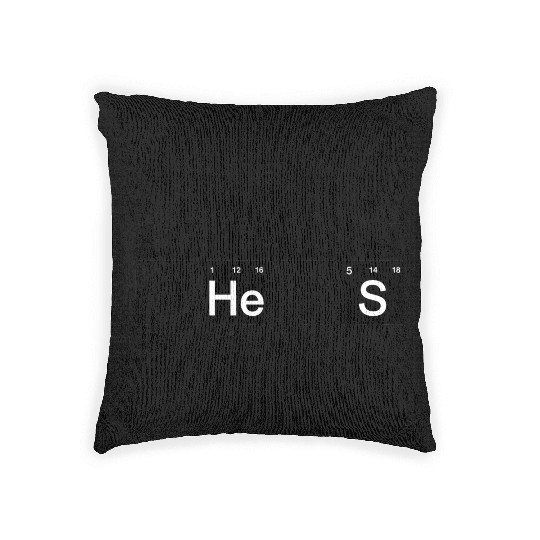 Periodic Table Chess Chessboard for Science lovers Woven Pillows