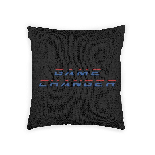 Game Changer logo Woven Pillows