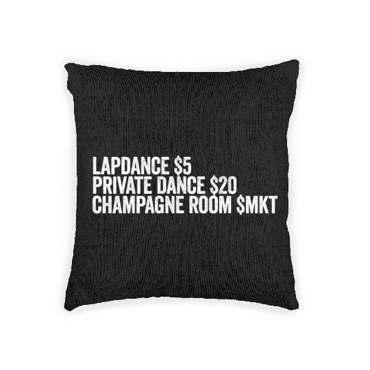 Lapdance Private Dance Champagne Room Stripperstri Woven Pillows