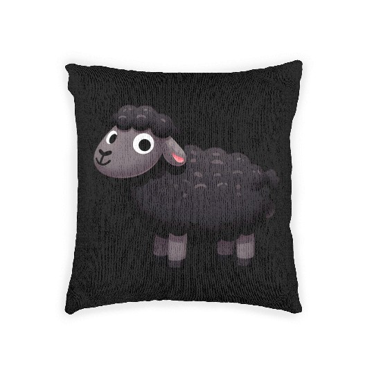BLACK SHEEP for the Black Sheep of the family! Woven Pillows