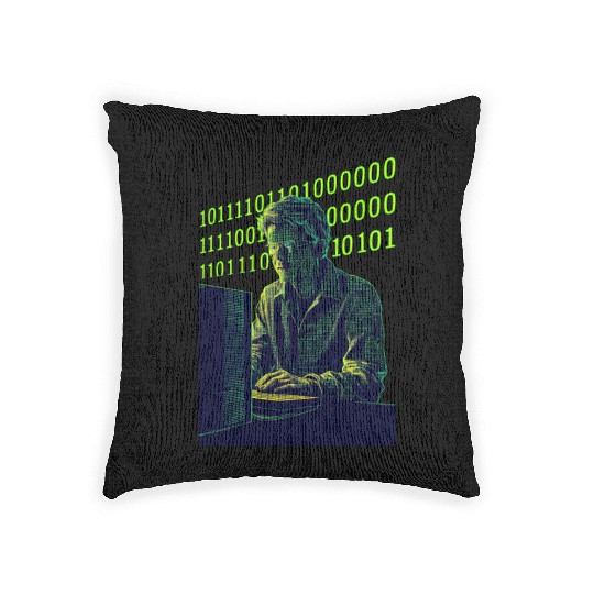 NEON PROGRAMMER Woven Pillows