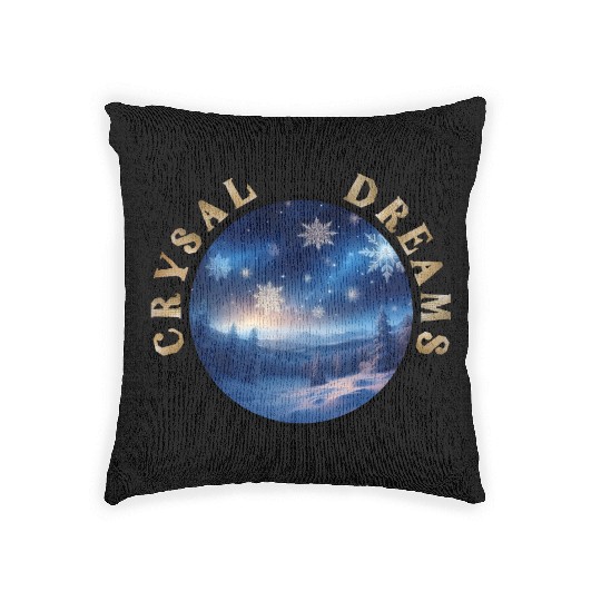 Crystal Dreams - A Winter Wonderland Woven Pillows