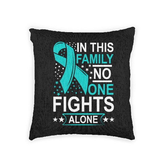 Wellness Collection - Family, No-one Fights Alone Woven Pillows